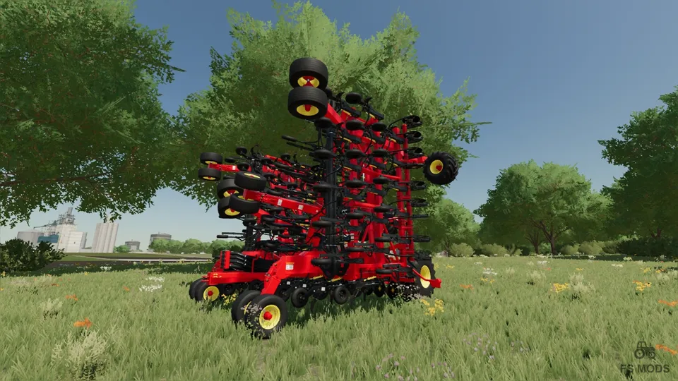 Сеялка Bourgault 3320-76 и пневматическая тележка 7950 v 1.0