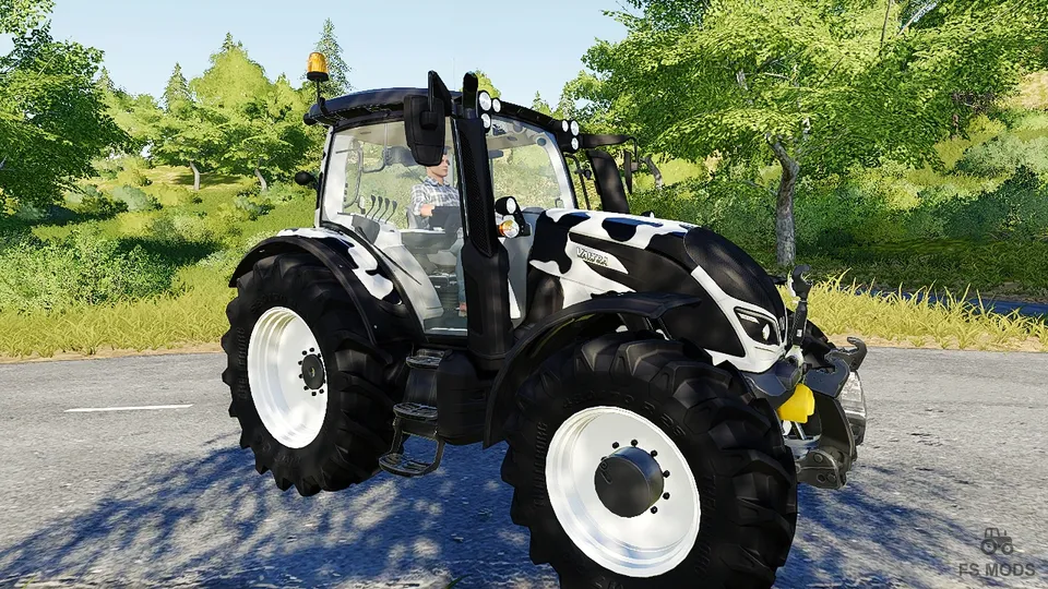 Трактор Valtra N Series Cow Edition v 1.0