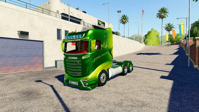 Грузовик Scania R1000 John Deere Edition v 1.0