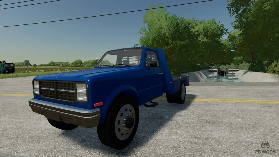 Автомобиль Flatbed Service Truck v 1.1