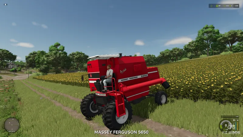 Зерноуборочный комбайн Massey Ferguson 5650 v1.0