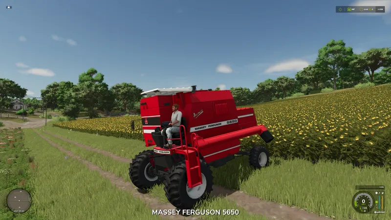 Зерноуборочный комбайн Massey Ferguson 5650 v1.0