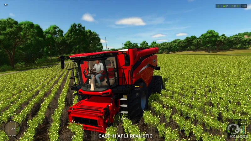 Зерноуборочный комбайн CASE AF11 v1.0