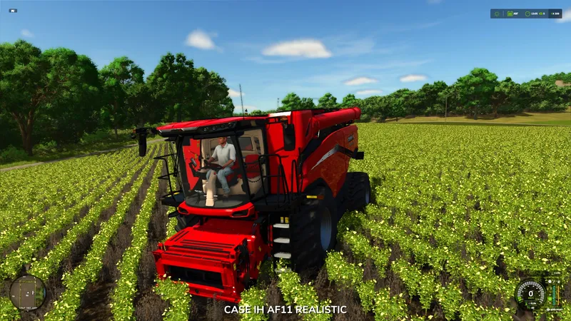 Зерноуборочный комбайн CASE AF11 v1.0