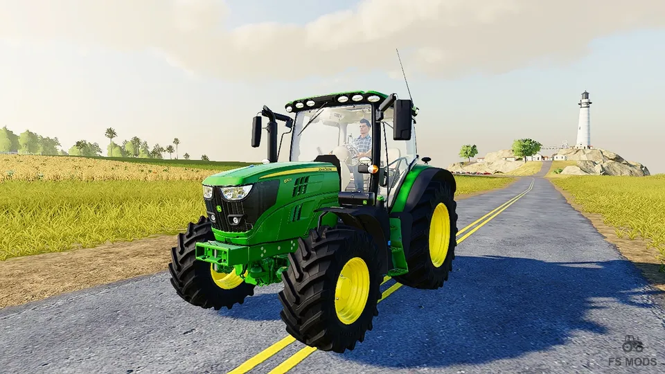 Трактор John Deere 6R Series v 2.1