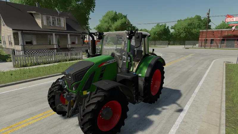 Трактор Fendt 700 Vario S4 с гусиницами v 1.0