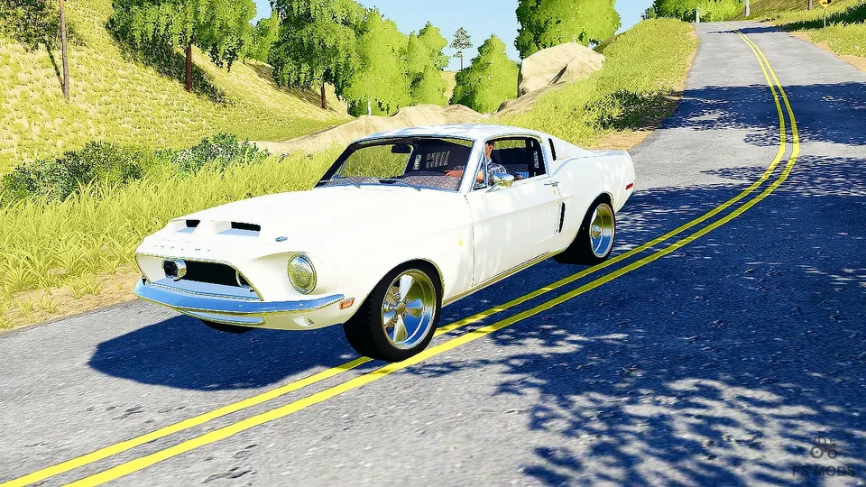 Автомобиль 1968 Shelby Mustang V8 Flathead v 2.0
