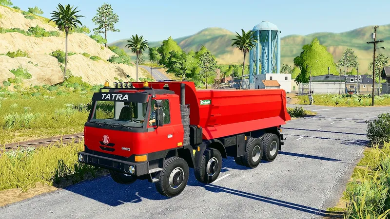 Грузовик Tatra Terrno 1 и модуль самосвала v 1.0