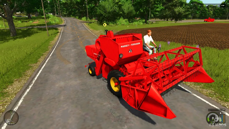 Зерноуборочный комбайн Massey Ferguson 87 v1.0