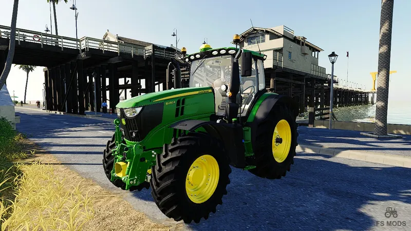 Трактор John Deere 6R Green Edition v 1.0.0.8