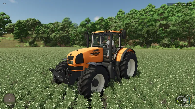 Трактор Claas / Renault Ares 836 RZ Rust Edition v1.0