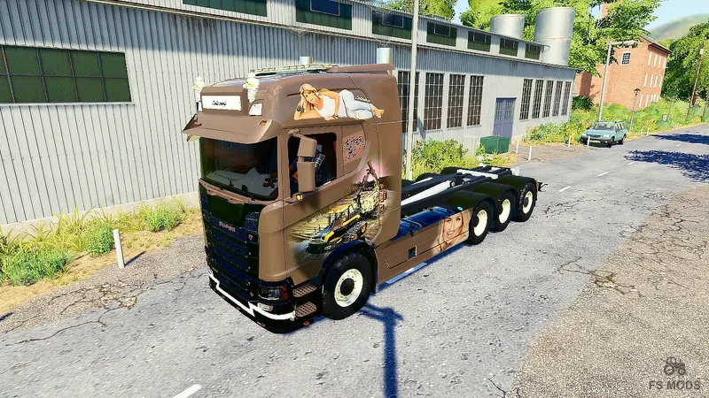 Грузовик Scania NG HKL Ponsse Edition v 1.3