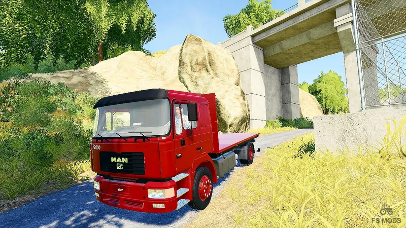 Грузовик MAN F2000 Side Boards v 2.0