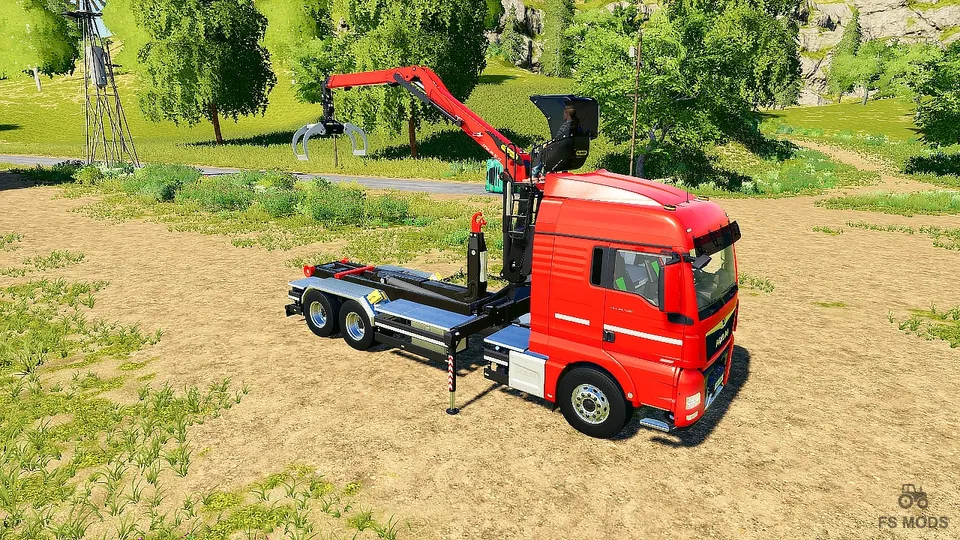 Кран MAN TGX Crane HKL v 1.0.0.1