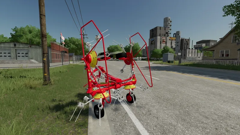 4-роторная ворошилка Poettinger Hit 47 N v 1.0