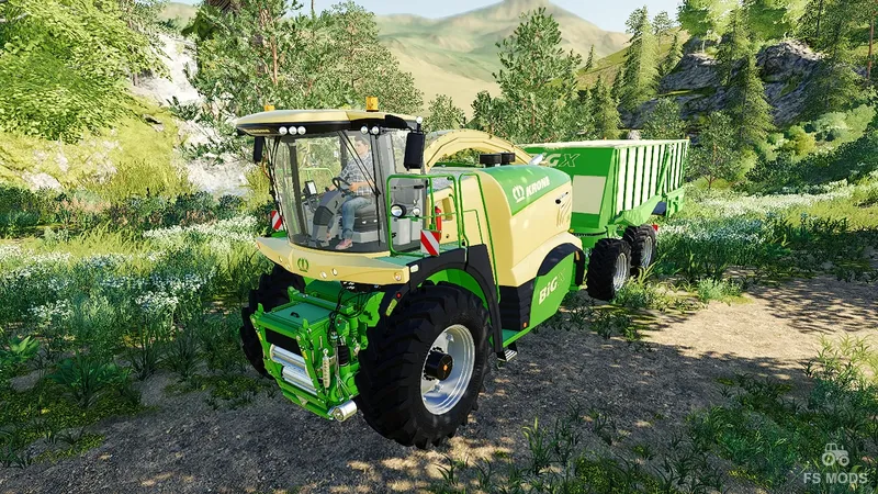 Комбайн Krone Big X 1180 Cargo v 1.5