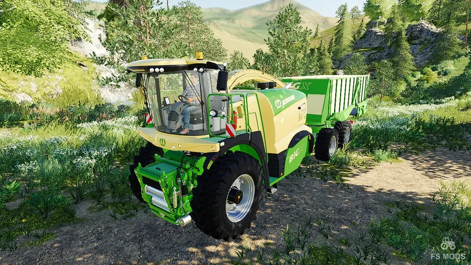 Комбайн Krone Big X 1180 Cargo v 1.5