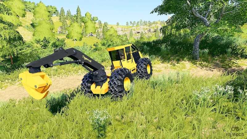 Трелёвочный трактор Tigercat C640E Swing Boom v 1.0