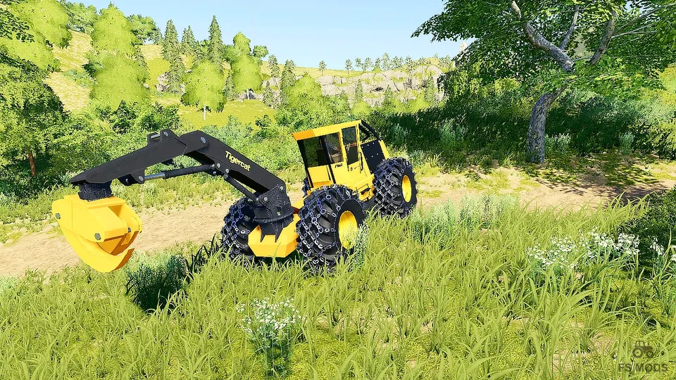 Трелёвочный трактор Tigercat C640E Swing Boom v 1.0