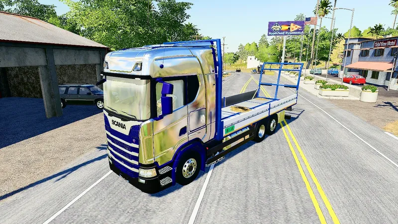Грузовик Scania S580 Bale Transport v 3.0.0.1