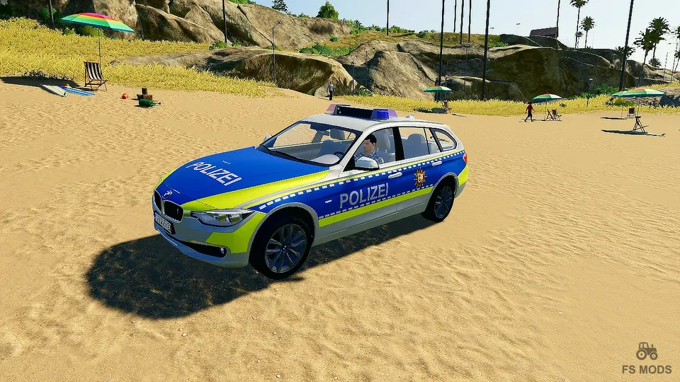 Автомобиль 2016 BMW 318D Police v 1.0