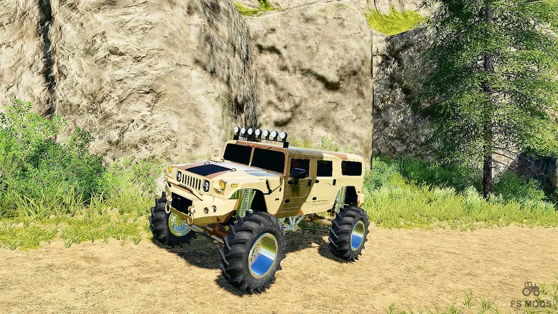 Автомобиль Hummer H1 Alpha Lifted Camo v 1.0
