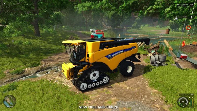 Зерноуборочный комбайн New Holland CX 8 Series V1.0