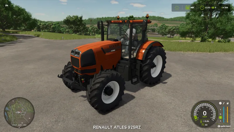 Трактор Renault Atles 900 RZ v1.0