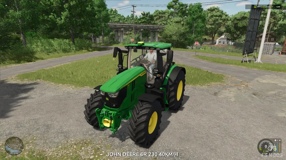 Трактор John Deere 6R Extra Large V1.2 by oh modding