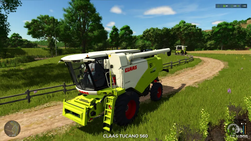 Зерноуборочный комбайн Claas Tucano 560-580 V1.0.0.2