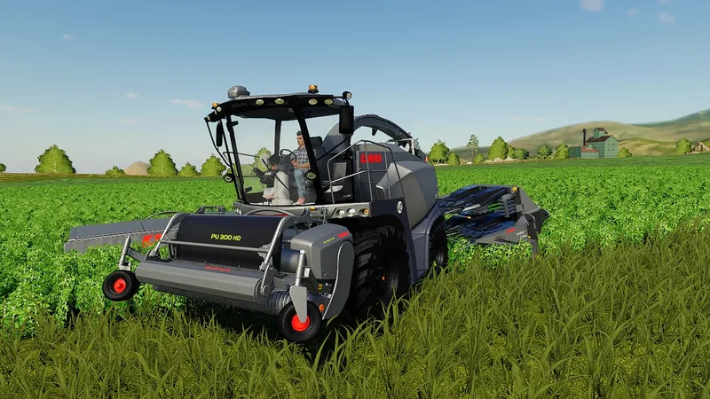Комбайн Claas Jaguar 800 и Krone Big X Pack v 1.5