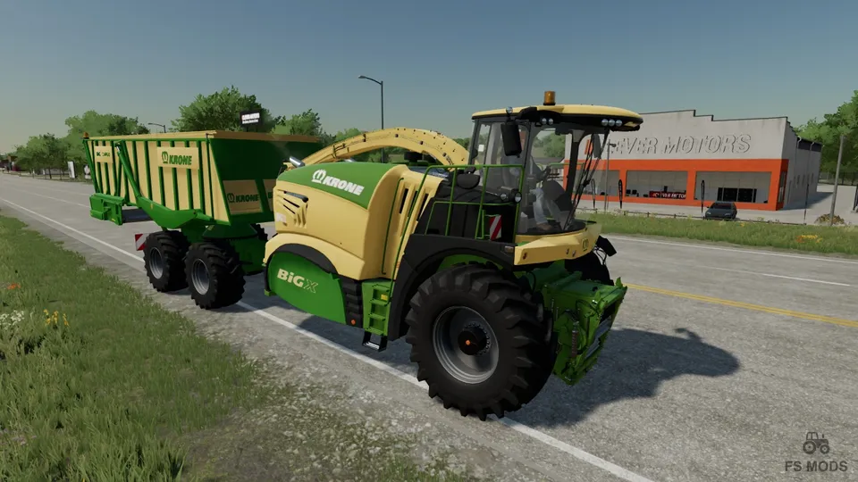 Комбайн Krone Big X 1180 Cargo v 1.0.1.0