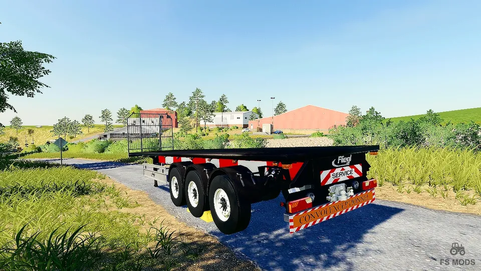 Бортовой прицеп Fliegl v 1.4