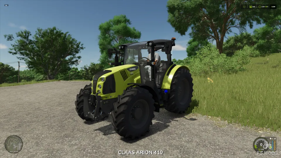 Трактор CLAAS Arion 400 Night Edition V1.0.0.1