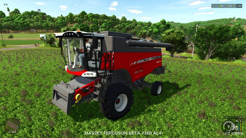 Зерноуборочный комбайн Massey Ferguson 7360 rice v1.0