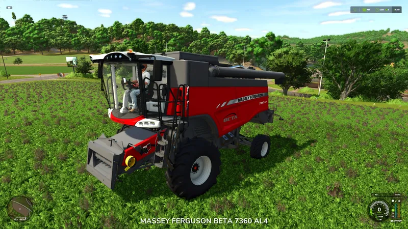 Зерноуборочный комбайн Massey Ferguson 7360 rice v1.0