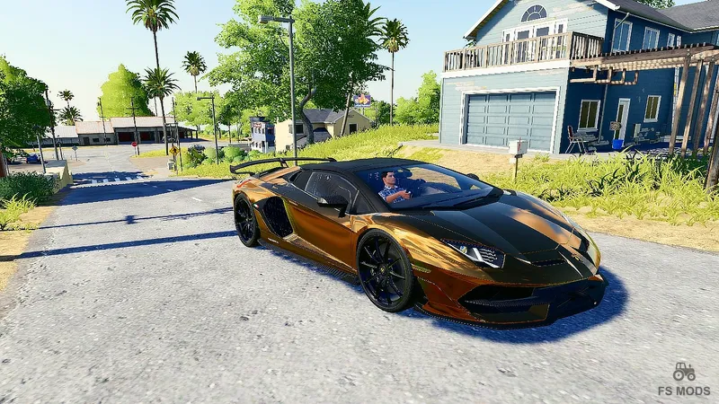 Автомобиль 2020 Lamborghini Aventador SVJ Roadster v 1.0