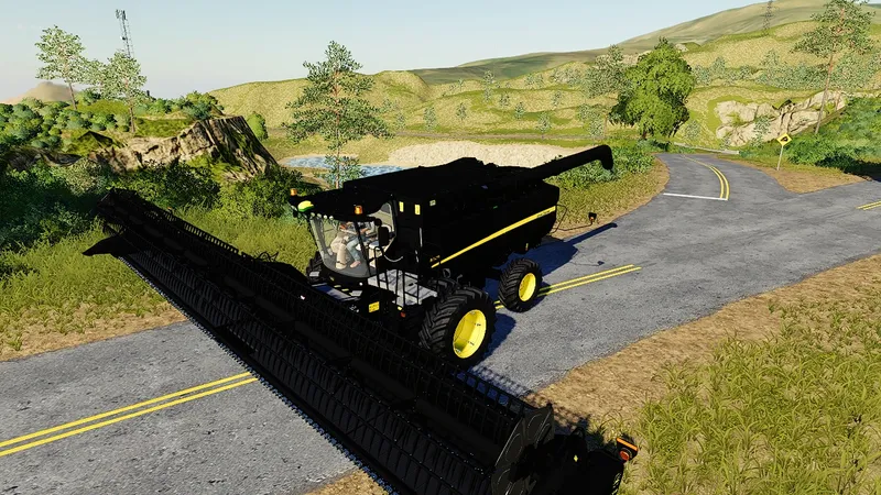 Комбайн John Deere S790 Black v 1.0