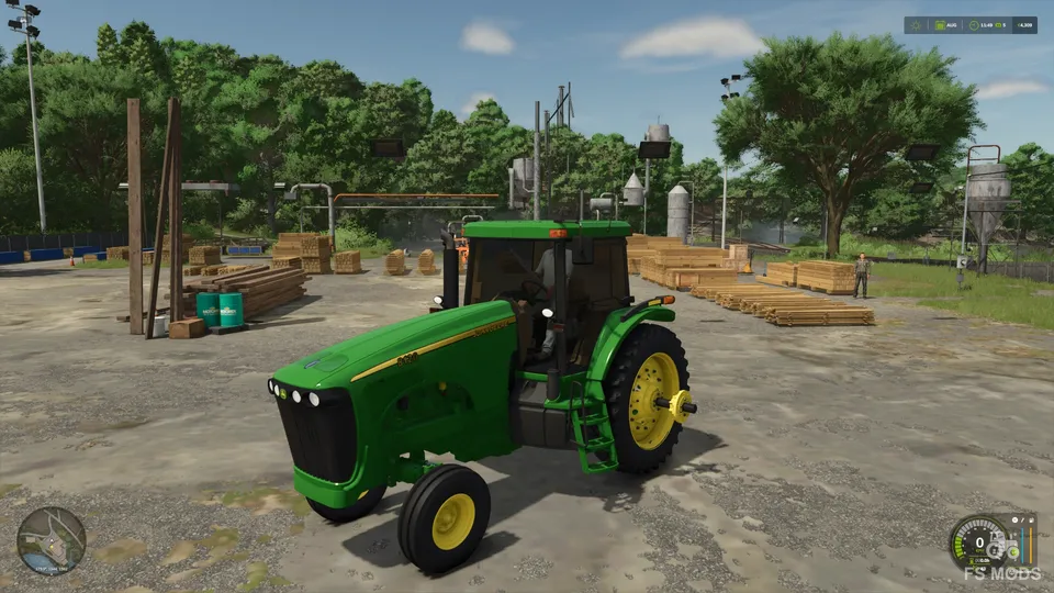 Трактор John Deere 8020 Series 2wd v1.0