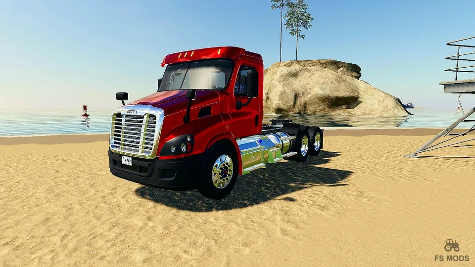 Грузовик Freightliner Cascadia Day Cab v 1.0.0.1