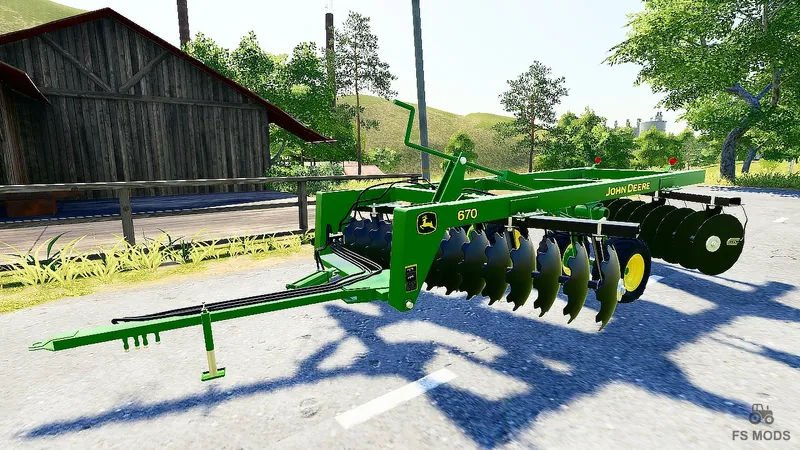 Плуги John Deere 670 Disc v 1.0