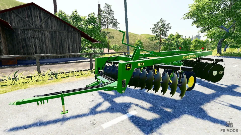 Плуги John Deere 670 Disc v 1.0