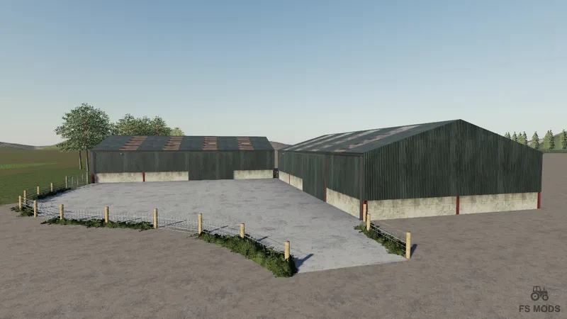 Сарай и дворик The Northern Coast Sheds v 1.0