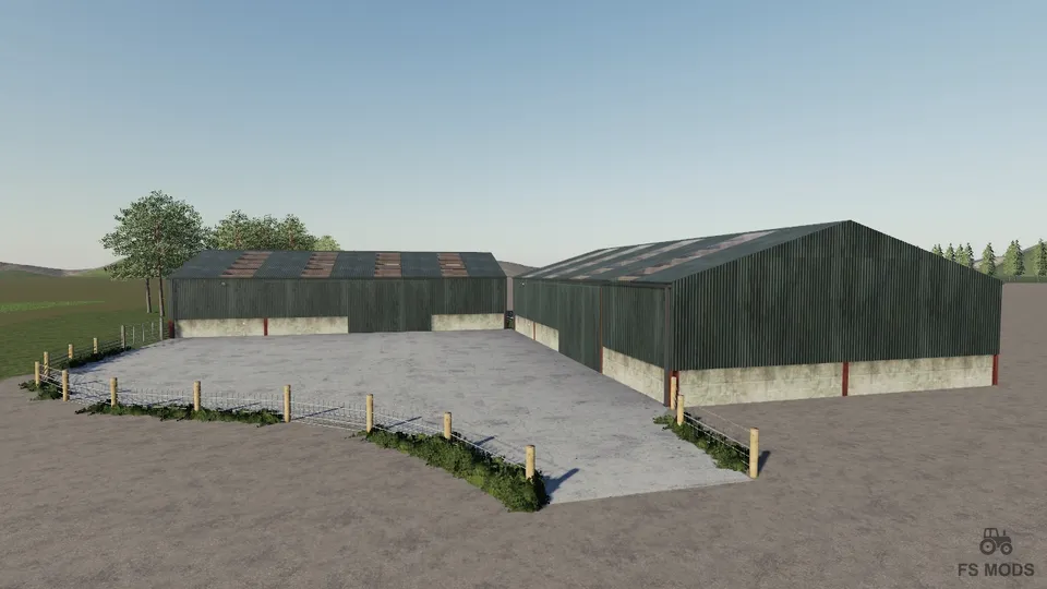 Сарай и дворик The Northern Coast Sheds v 1.0