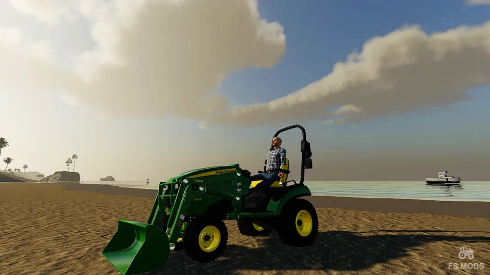 Трактор John Deere 1025R и Косилка v 1.0