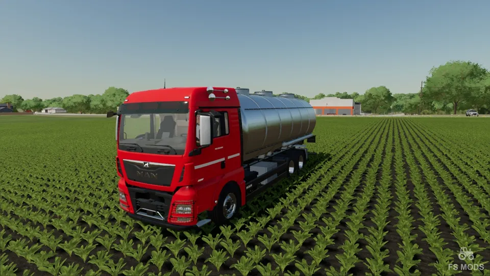 Грузовик MAN TGX 6×4 Tanker Truck v 1.0