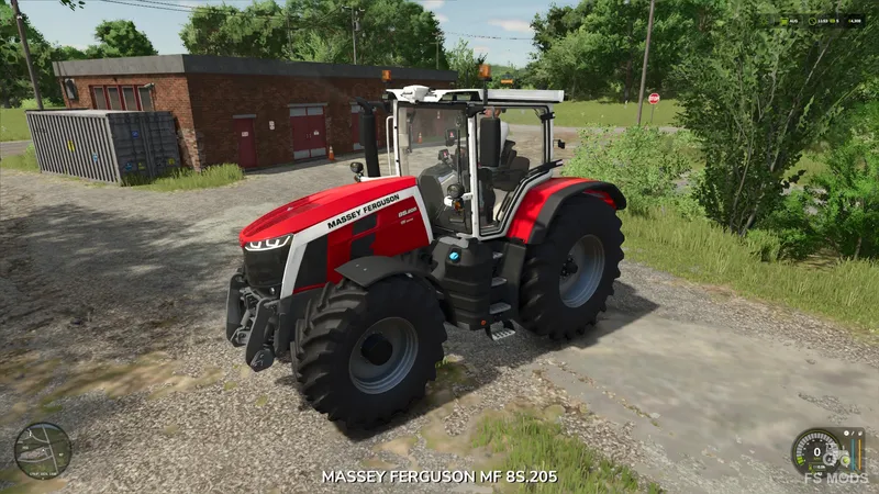 Трактор Massey Ferguson 8S V1.0 by bart08, MrSkayer, GIANTS Software
