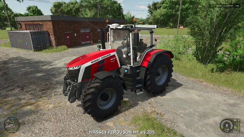 Трактор Massey Ferguson 8S V1.0 by bart08, MrSkayer, GIANTS Software