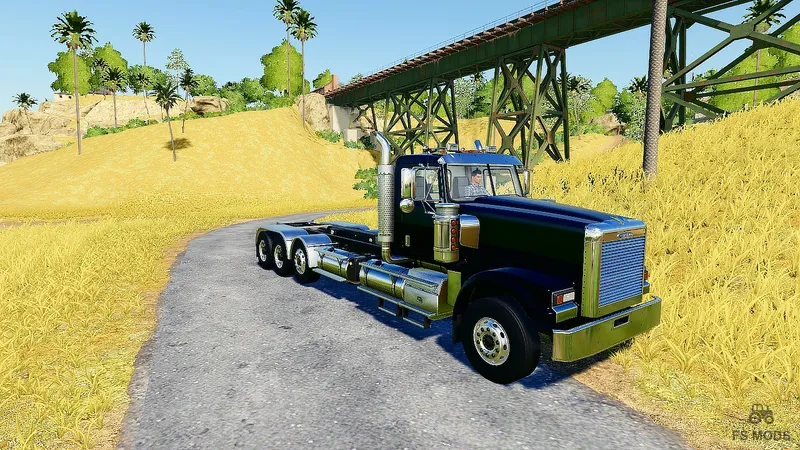 Грузовик Freightliner FLD 120 Hooklift v 1.0