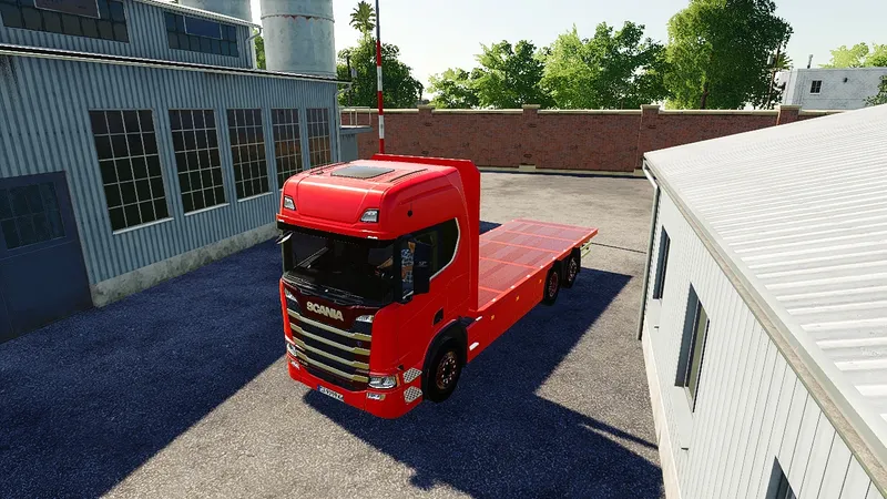 Грузовики Scania Next Gen R & Flatbed v 1.0